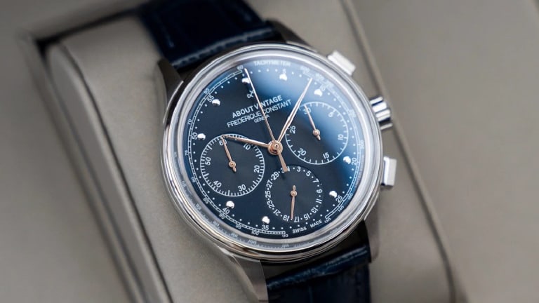 Flyback chronograph frederique store constant