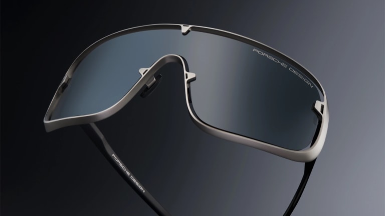Porsche s latest sunglass features a frame made out of titanium