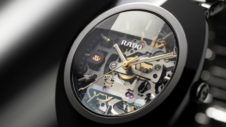Rado diastar deals black dial