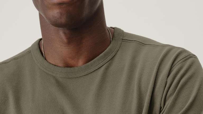 Buck Mason releases its first tee that s made entirely at their factory in Mohnton Pennsylvania Acquire