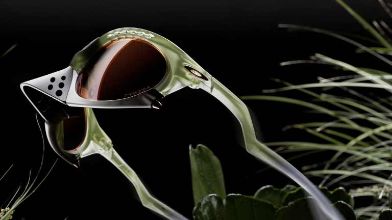 Oakley s new Plantaris eyewear merges amphibious forms with high performance optics Acquire
