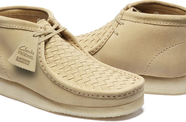 Supreme is back with Clarks once again for an updated Wallabee