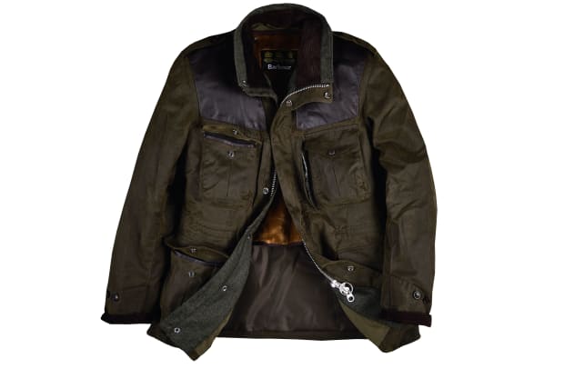 Barbour land rover shop traveller wax jacket
