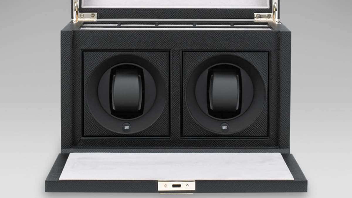 Smythson watch winder cheap