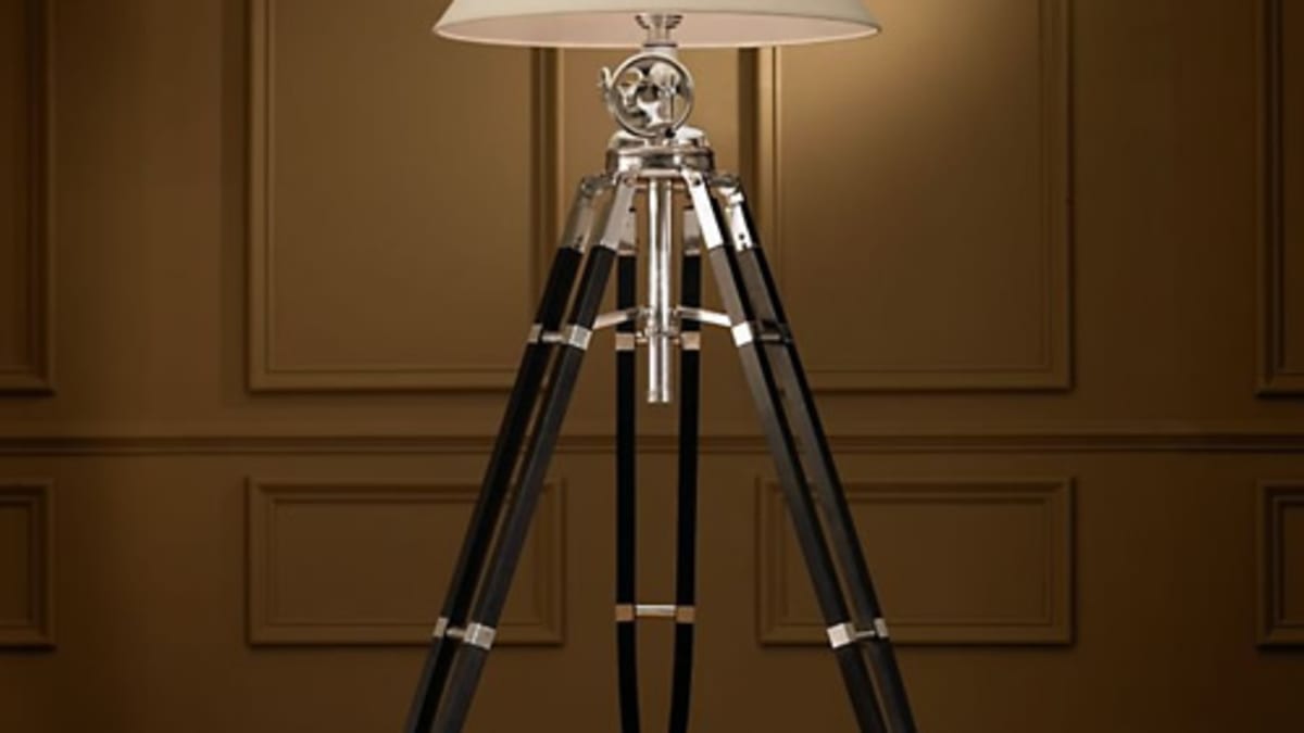 Royal Marine Tripod Floor Lamp Acquire