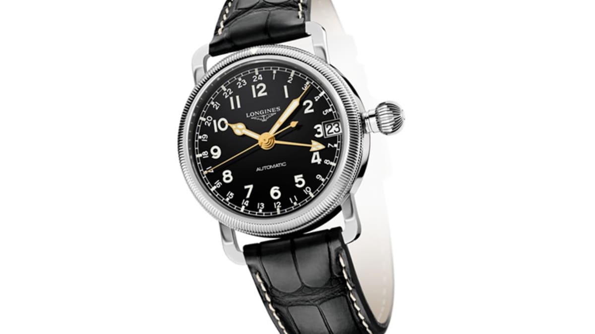 Longines heritage avigation gmt discount