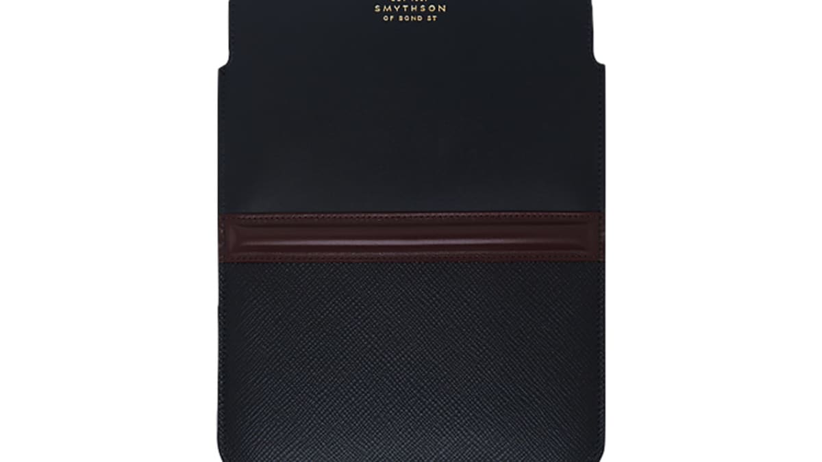 Smythson Panama Collection iPad Case - Acquire