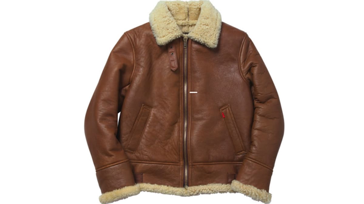 Supreme x Schott B 3 Shearling Jacket Acquire