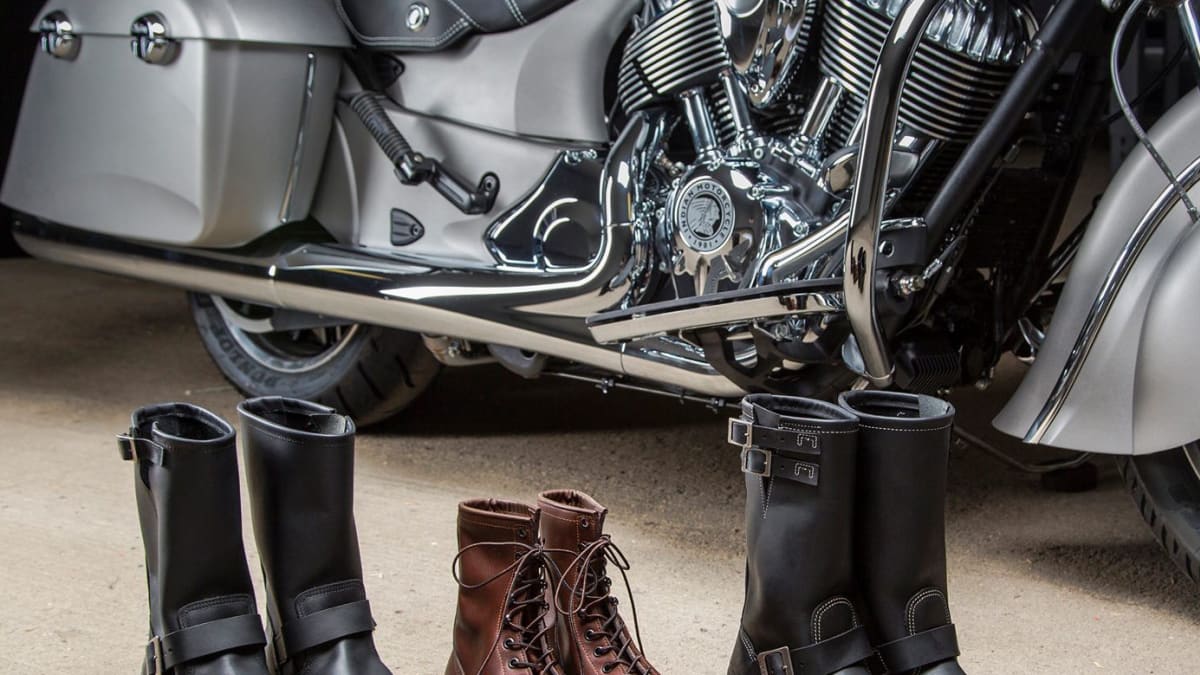Red wing indian motorcycle boots on sale