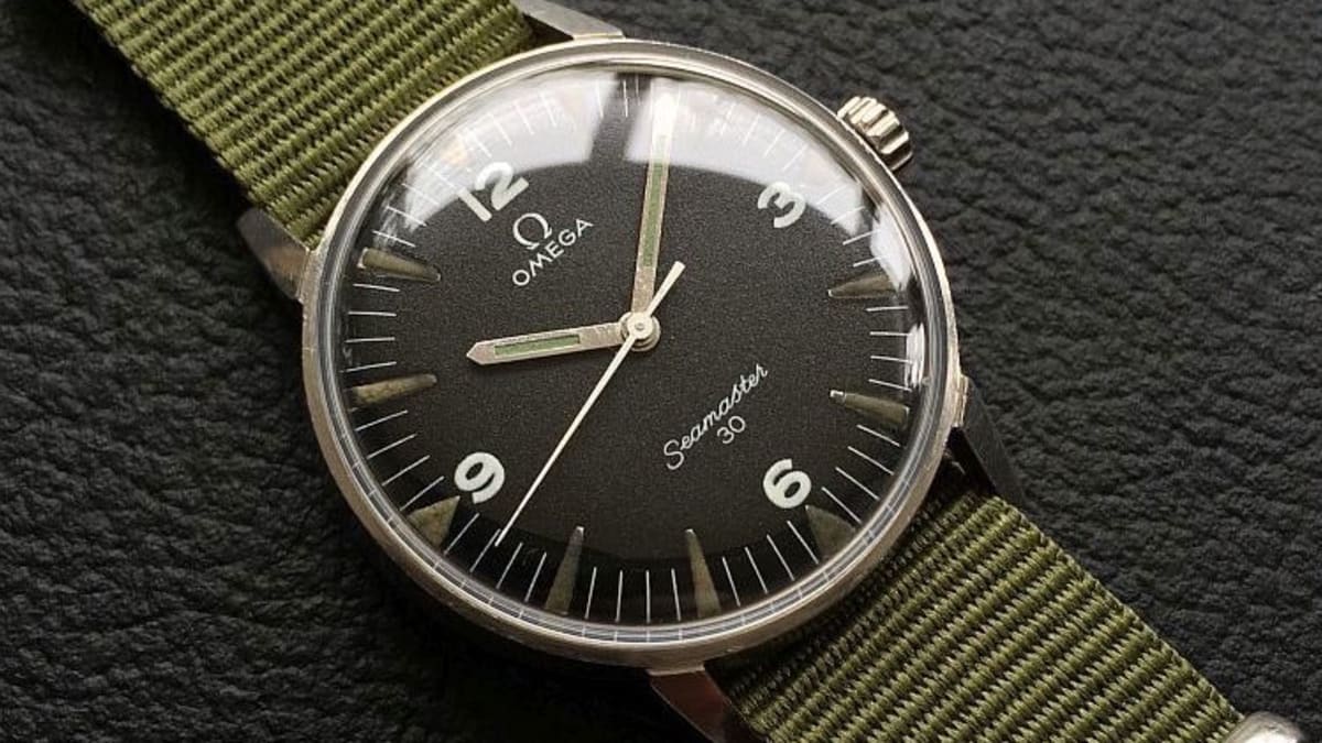 A Rare Standard Issue Omega Seamaster 30 for the Pakistan Air Force Acquire