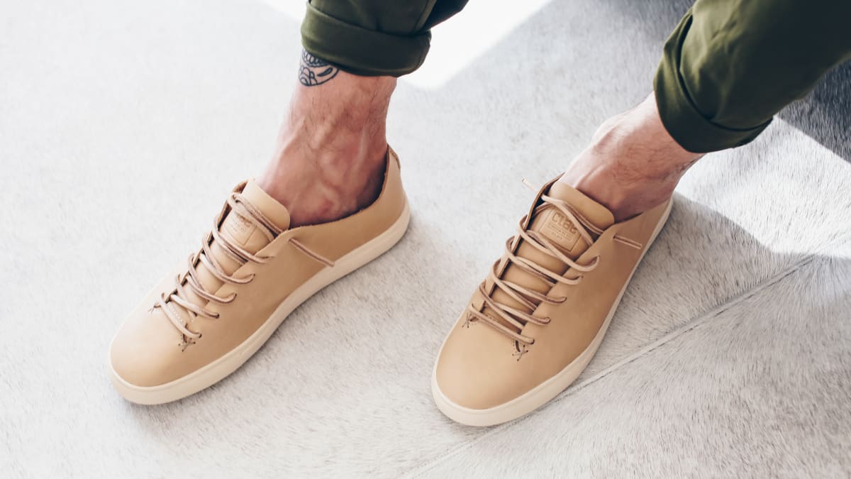 Clae blends luxurious leathers and casual styling with their One