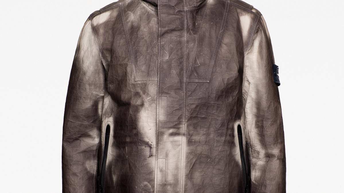 Stone island ice jacket in dyneema bonded leather new arrivals