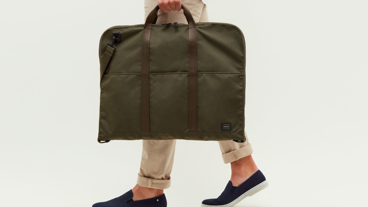 Porter's Suit Bag ensures that your tailored two-piece travels as well as  you do - Acquire