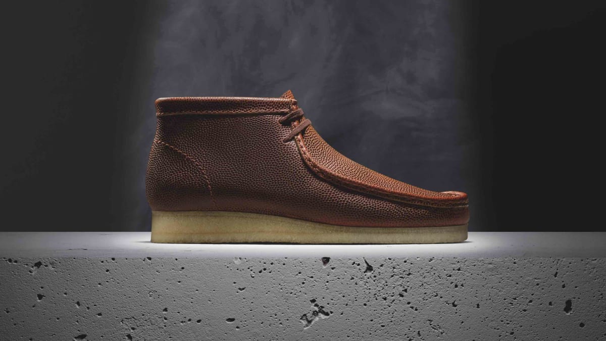 Clarks and Horween team up on a dimpled leather Wallabee boot