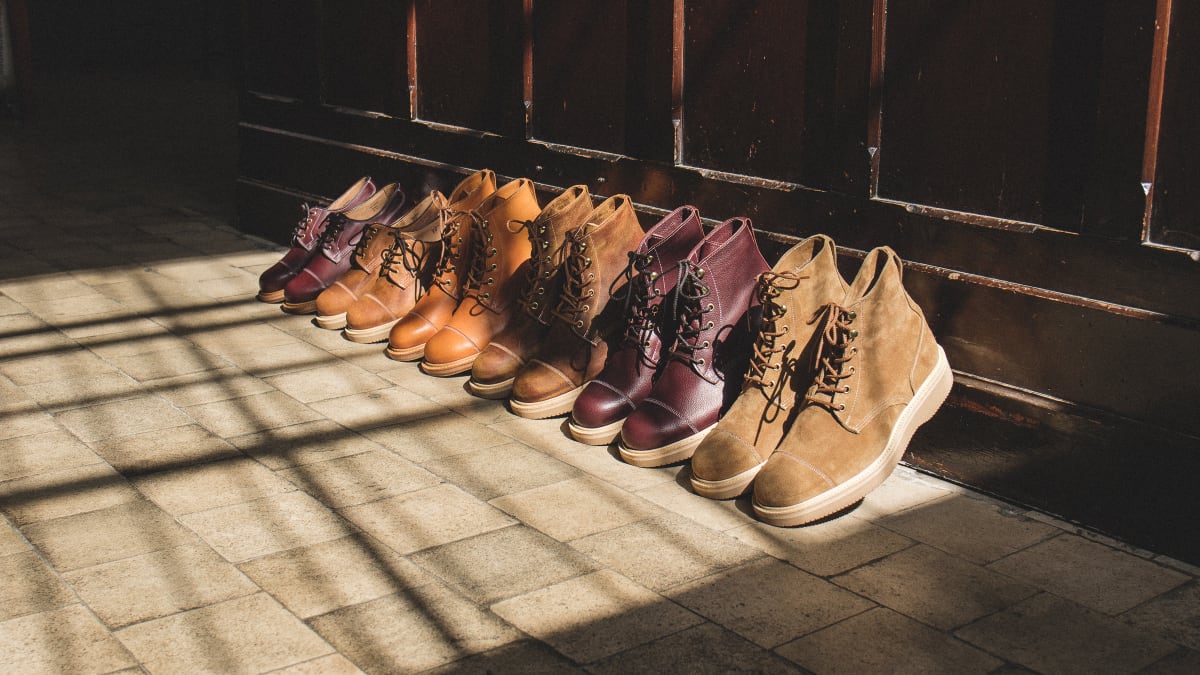Trickers top army boots