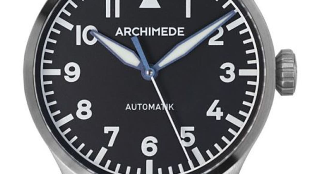 Archimede s updated 36mm Pilots Watch offers the perfect mix of wearability and readability Acquire