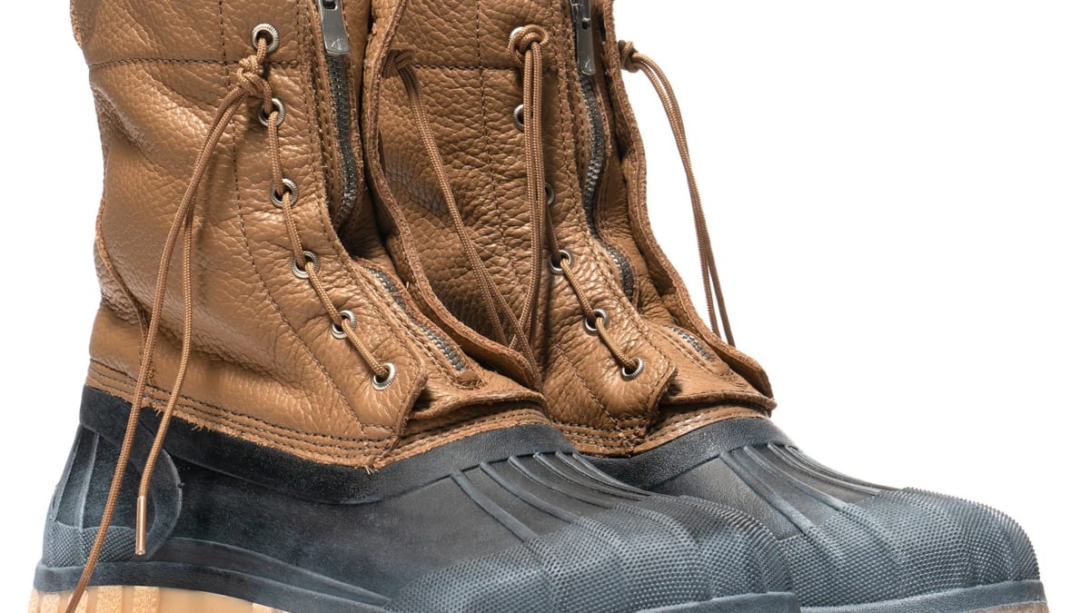Nonnative worker duck boots cow leather top
