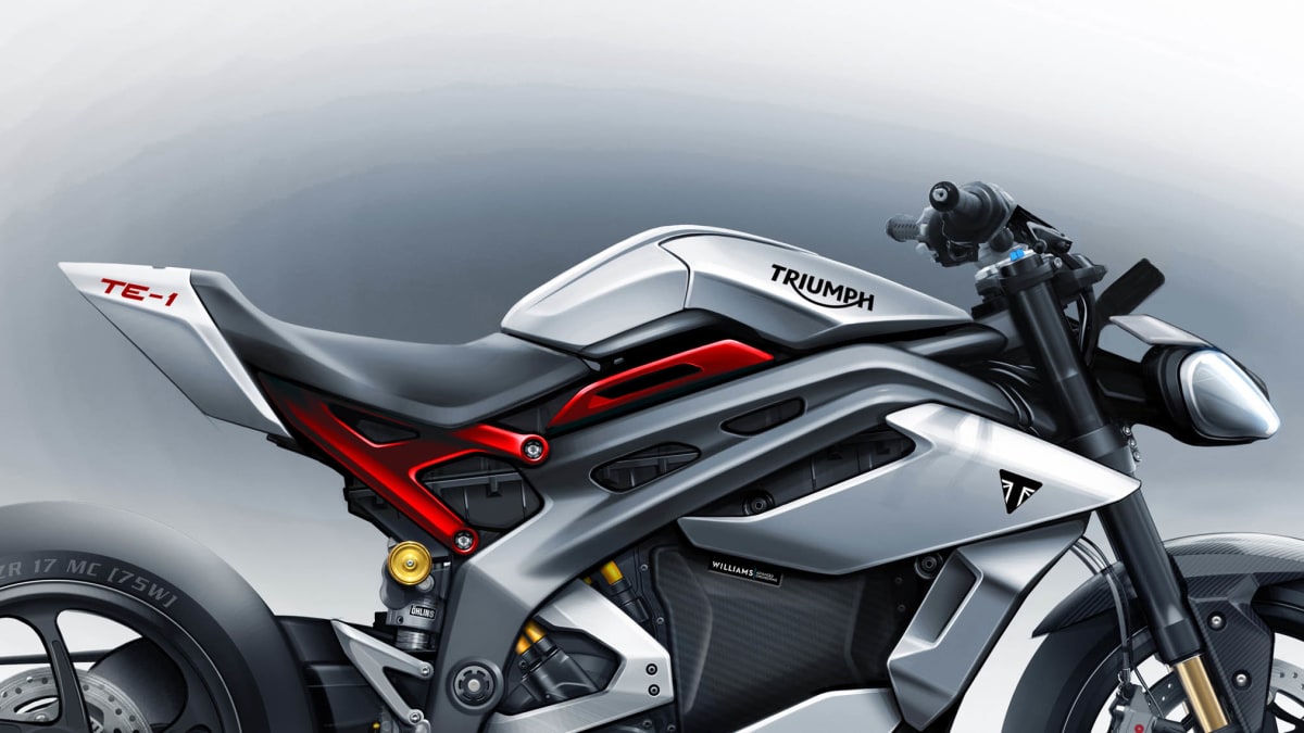 Triumph electric motorcycle top
