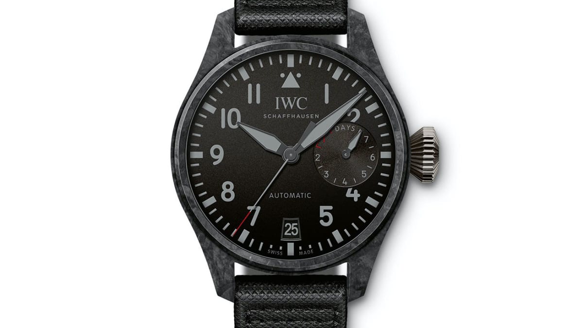 Iwc big pilot cheap black carbon