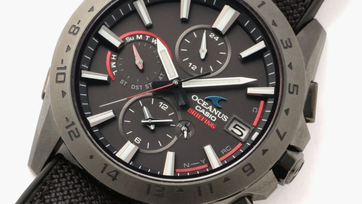 Briefing and Casio team up on a special edition Oceanus Acquire