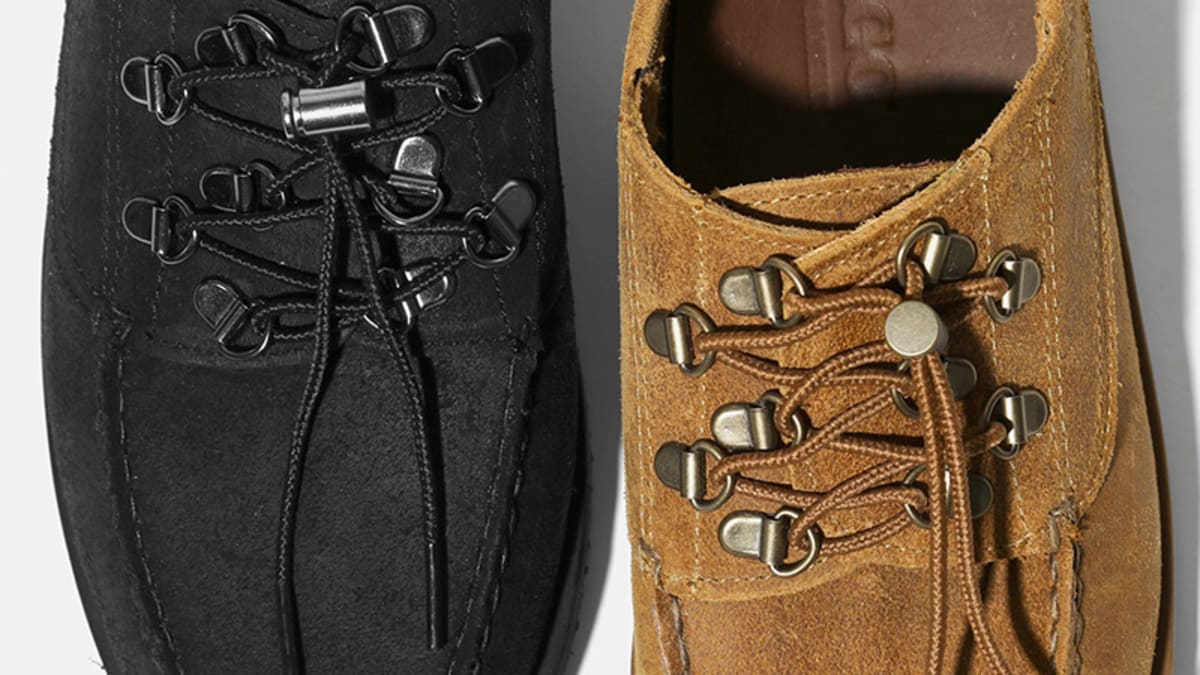 Engineered Garments x Sebago Men's Overlap - Beige/Vibram