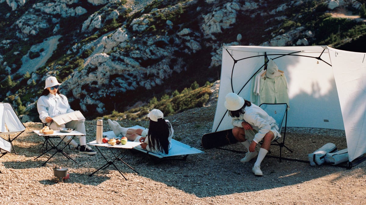 Maison Kitsune and Helinox release a collection of outdoor