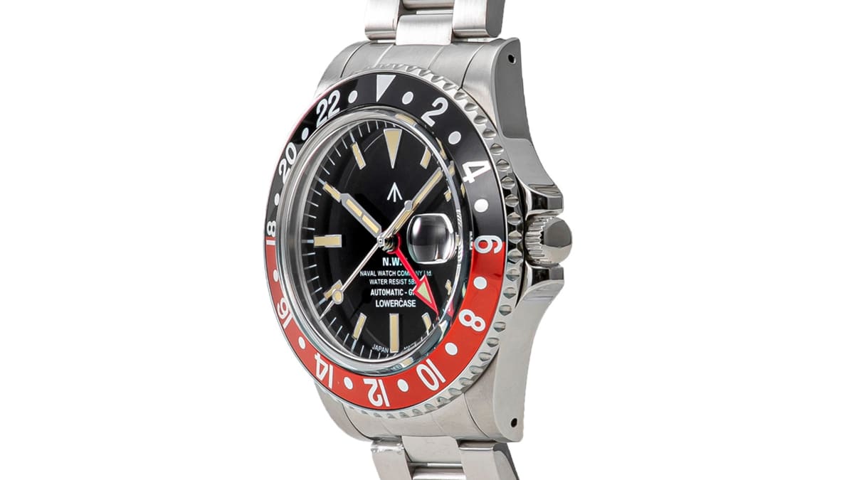 NAVAL WATCH Produced by LOWERCASE 別注 GMT BLUE（新品