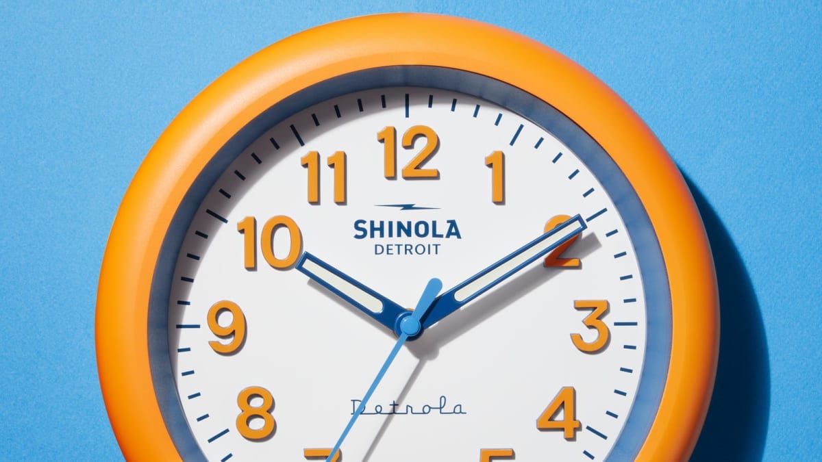 Shinola wall clock deals