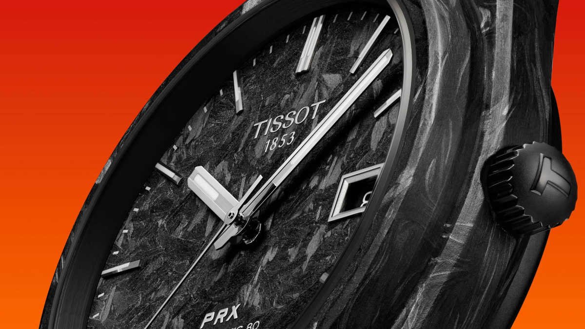 Tissot releases the PRX Powermatic in forged carbon fiber Acquire