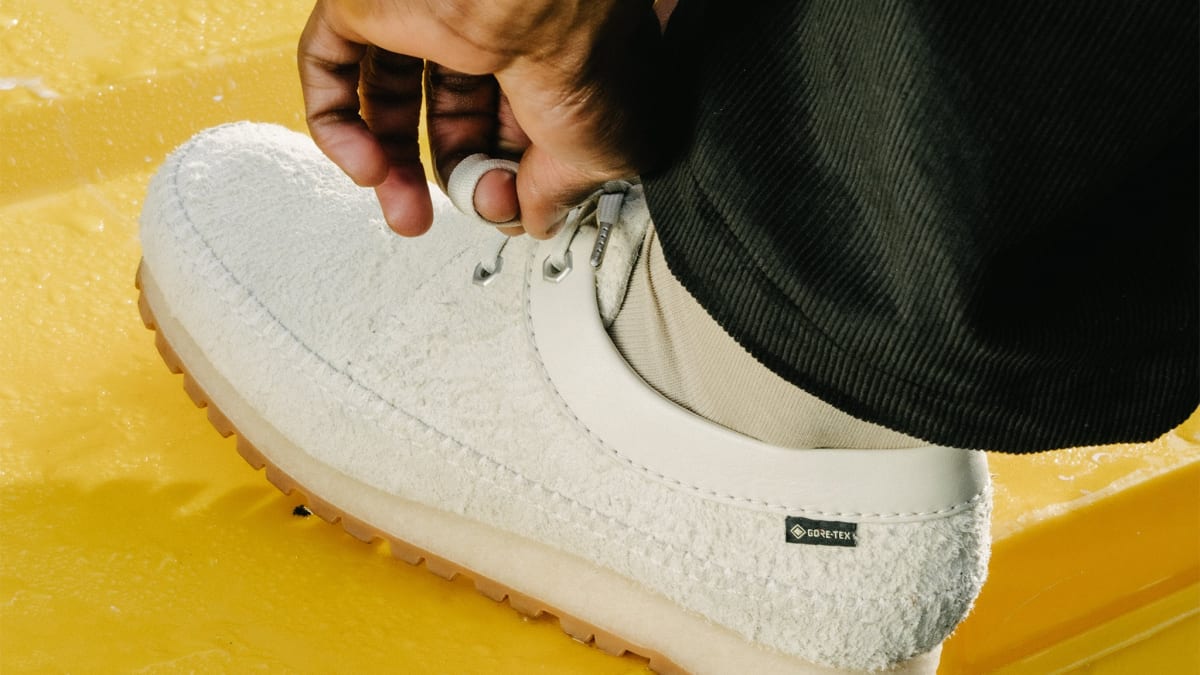 White clarks weaver discount