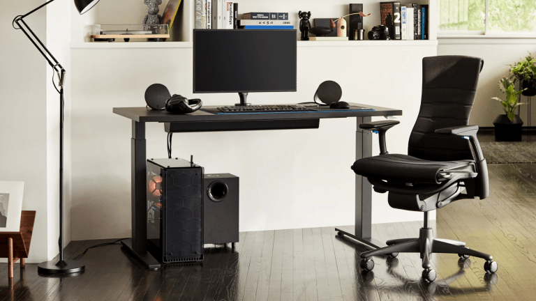 Herman miller x logitech 2025 g motia gaming desk