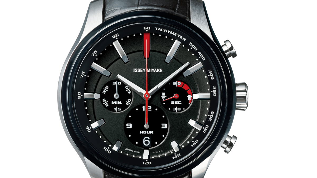 Issey Miyake s teams up with the designer of the Enzo Ferrari for its latest watch Acquire