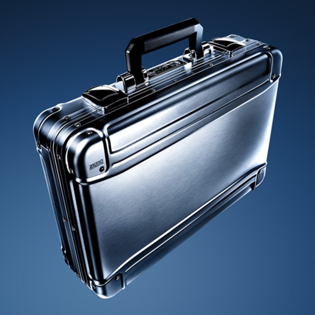 zero halliburton aluminum briefcase