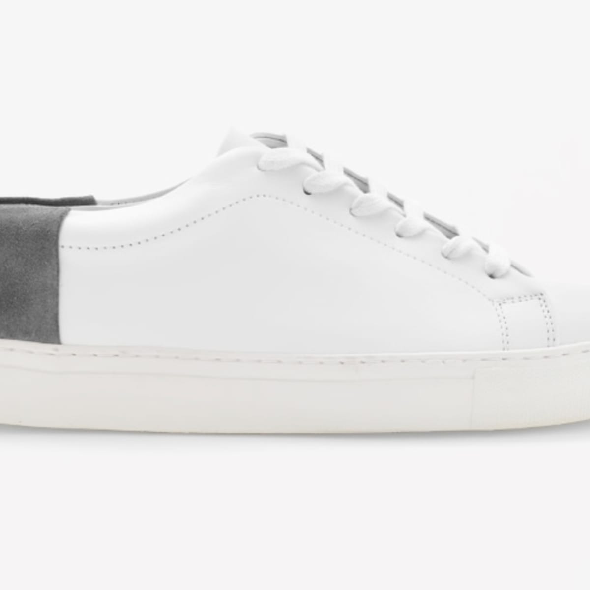 cos white leather sneakers