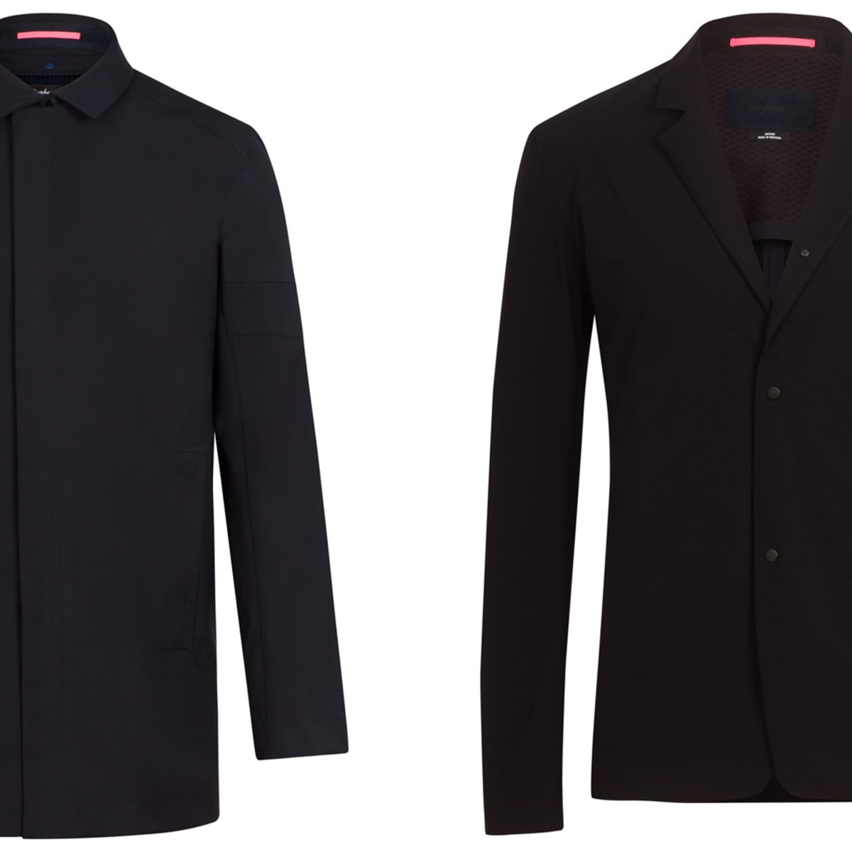 rapha wool coat