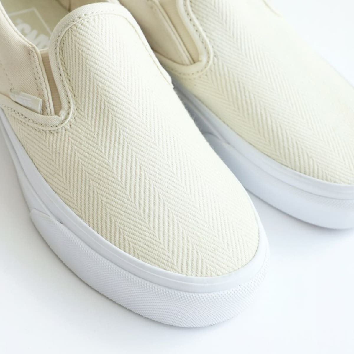 vans herringbone slip on