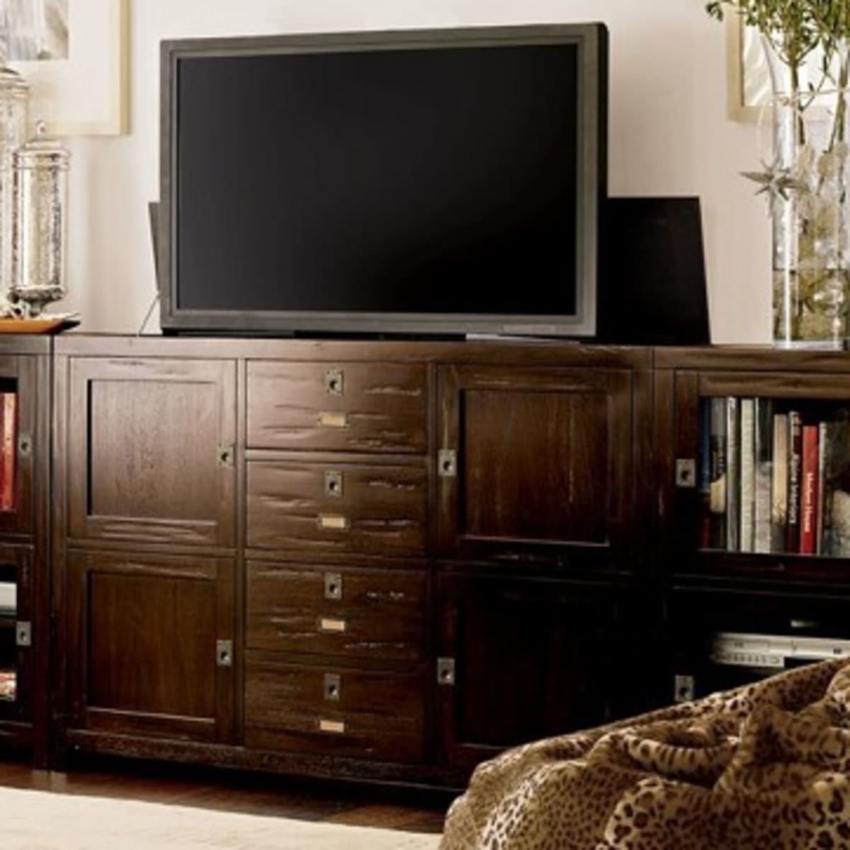 Pottery barn shop rhys media console