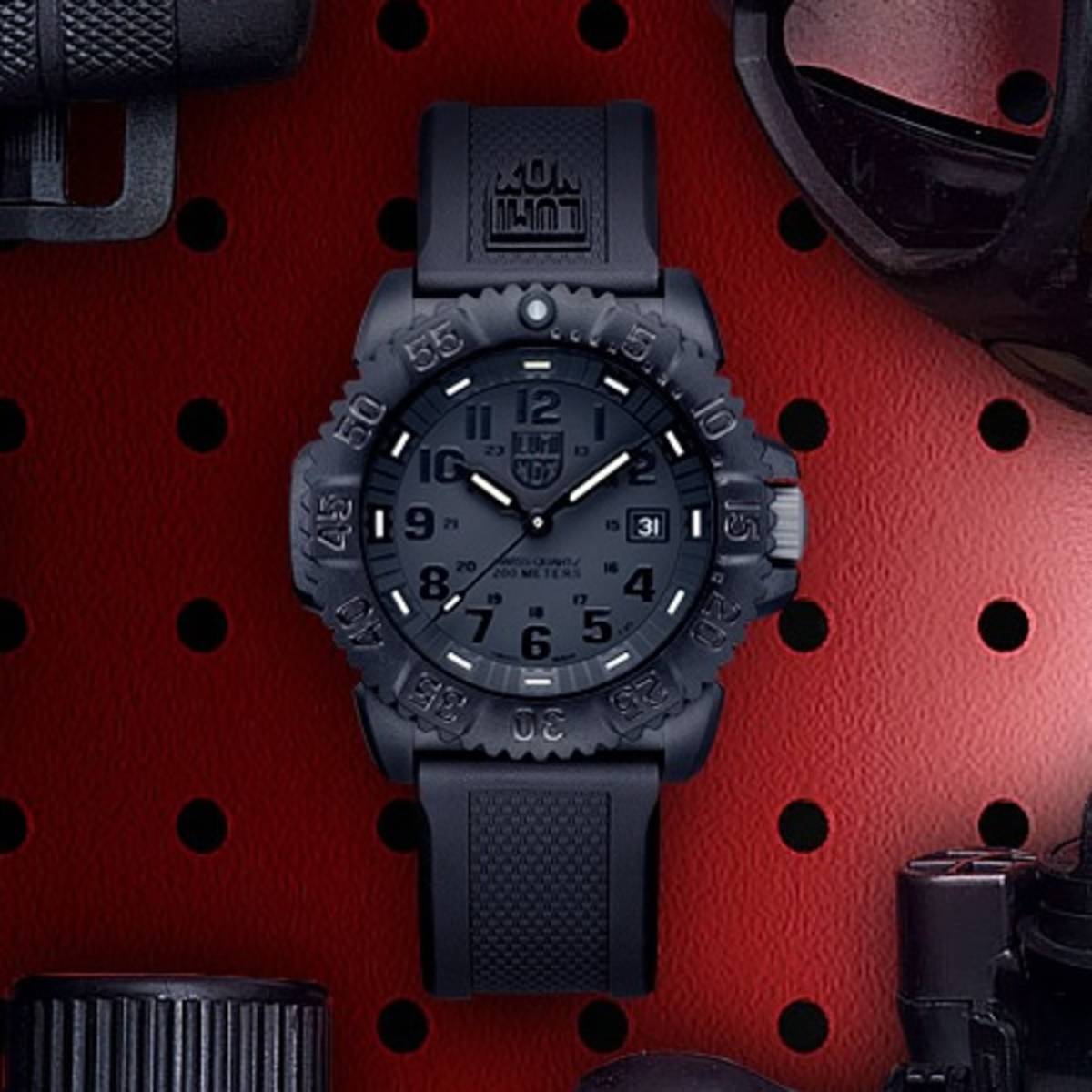 Luminox navy seal colormark watch blackout hotsell