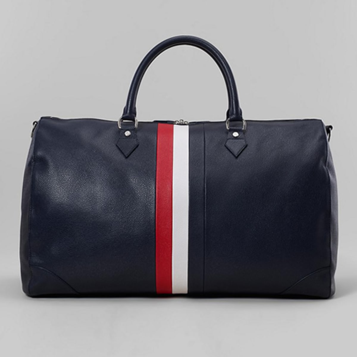 Brooks brothers hotsell leather duffle bag