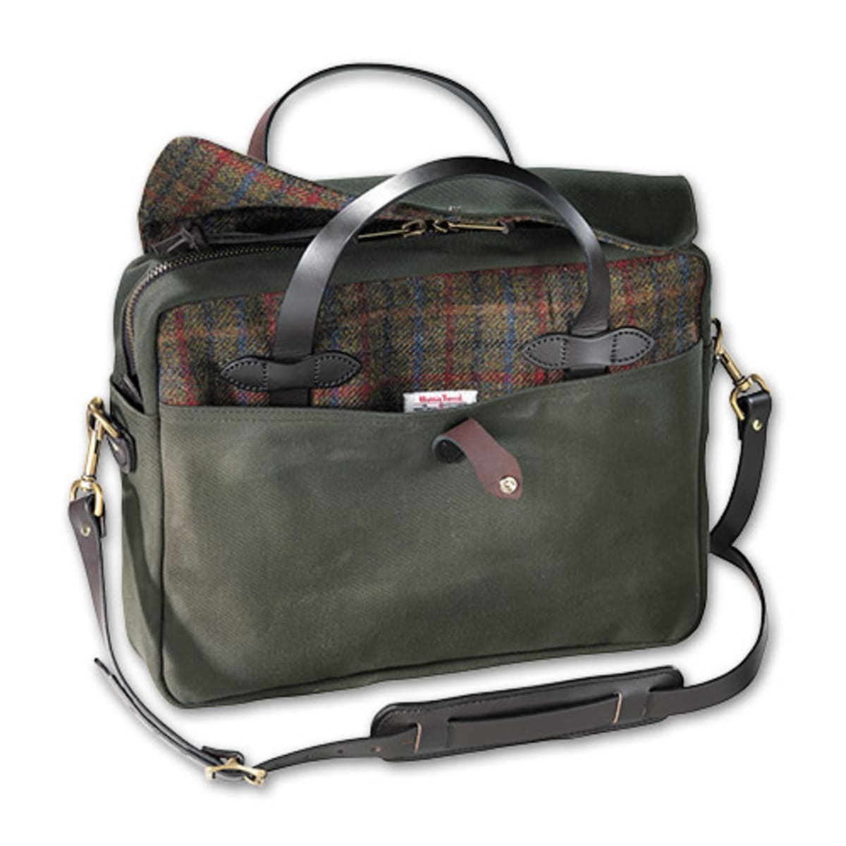 Harris tweed briefcase 2025