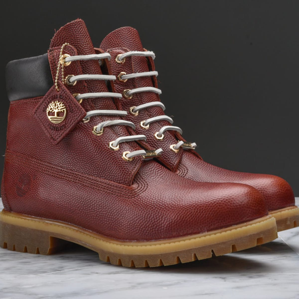 Football leather timberlands 2025