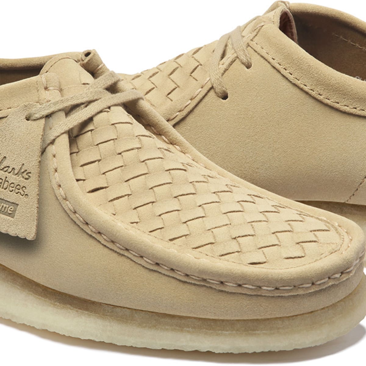 Supreme is back with Clarks once again for an updated Wallabee 