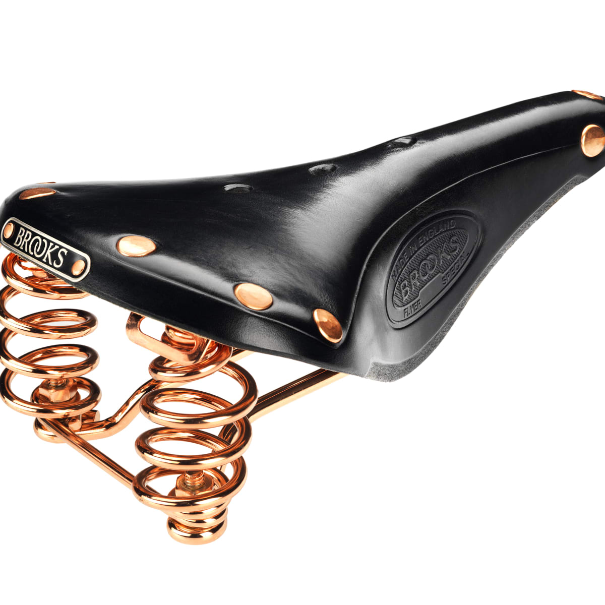 Brooks dresses up their bike saddles in copper for their 150th