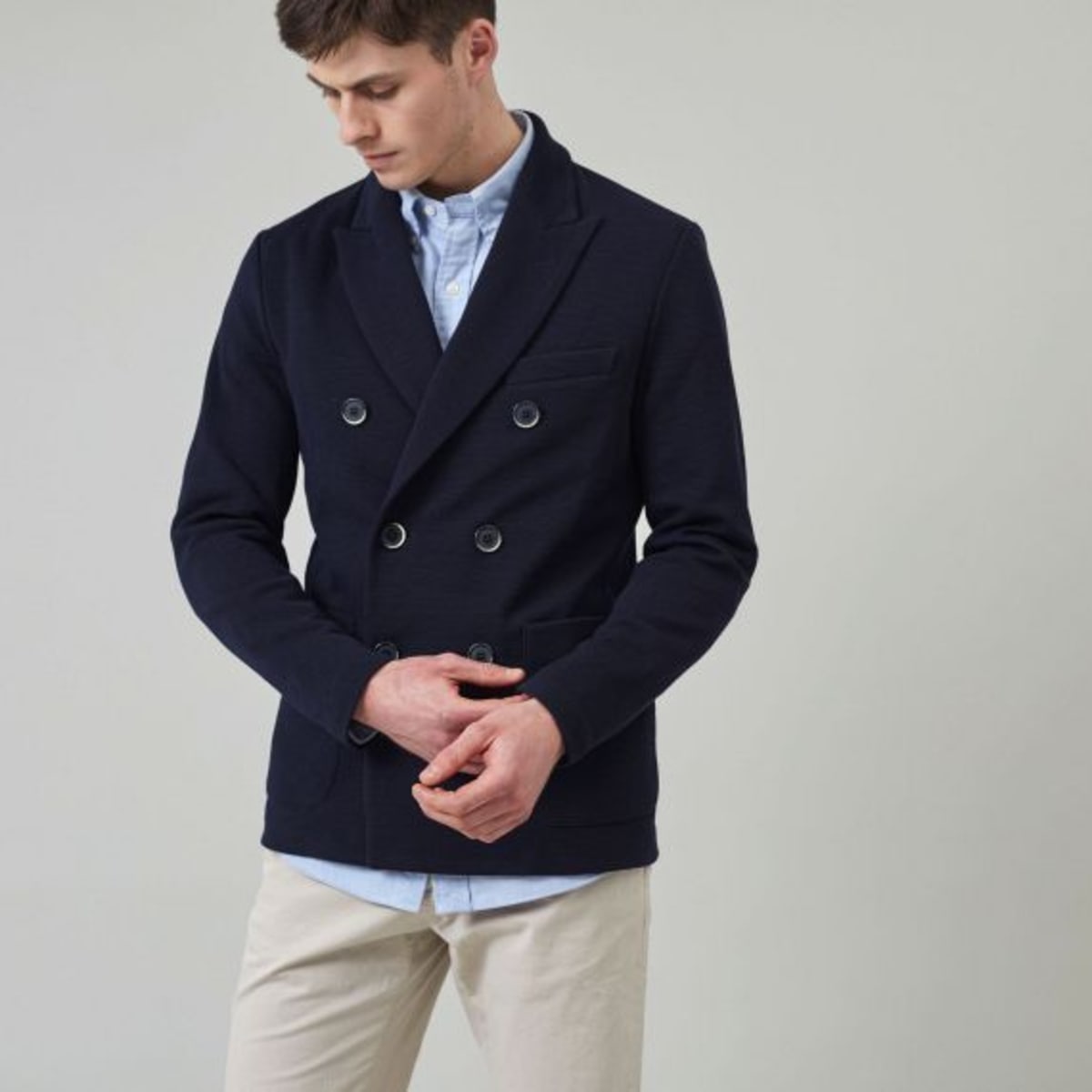 Double breasted discount summer blazer