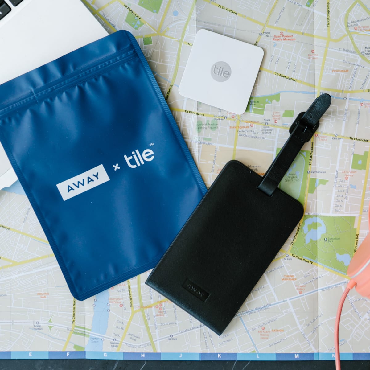 Away x tile luggage tag 2025