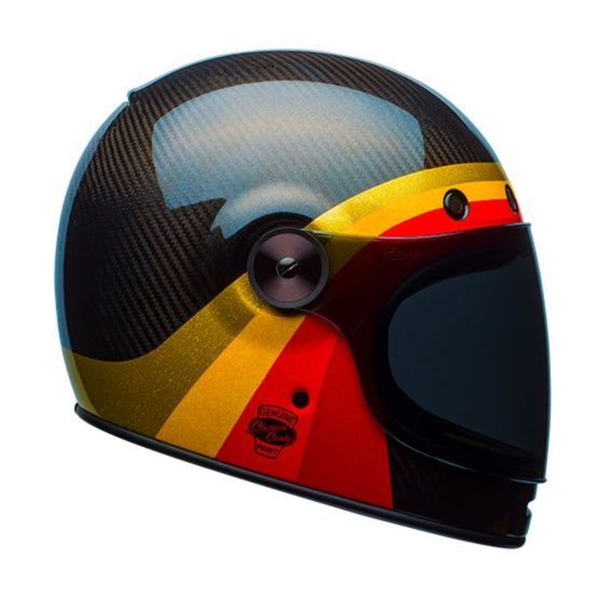 Bell bullitt carbon shop candy red gold
