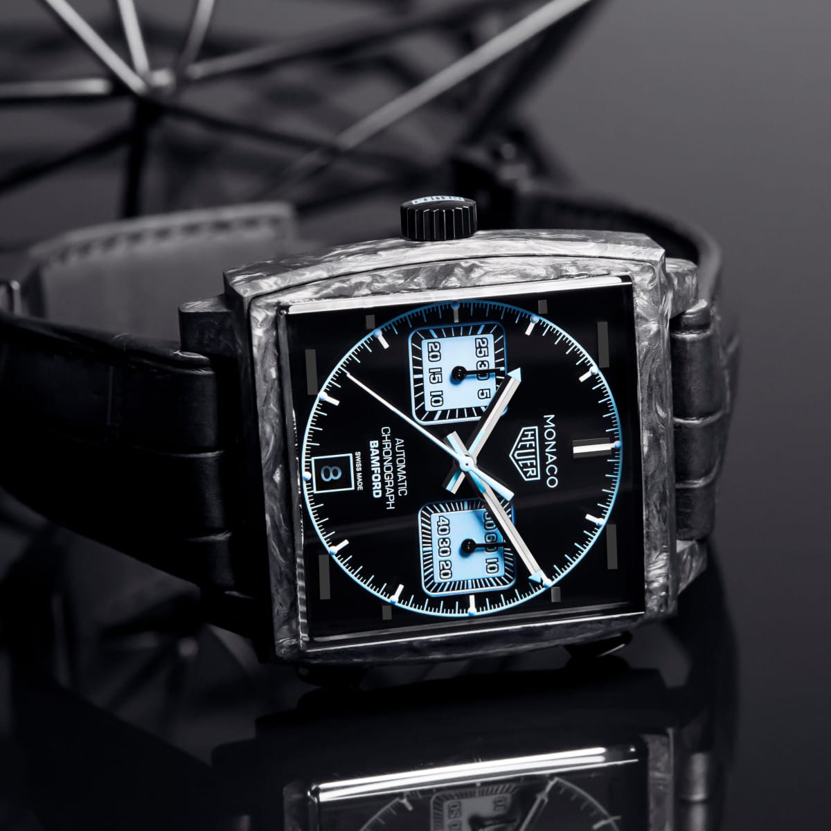 Tag Heuer and Bamford Watch Department team up on a carbon cased