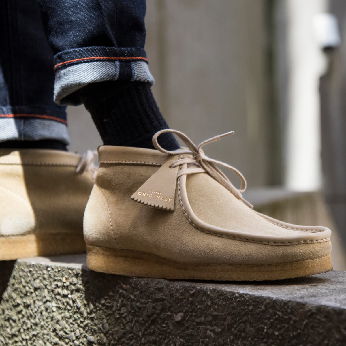 Clarks made hotsell in italy wallabees