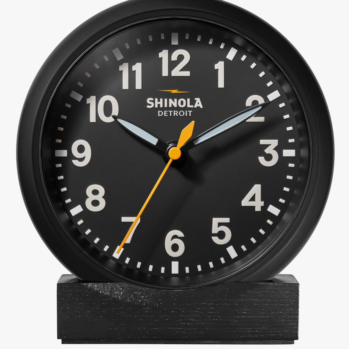 Shinola s introduces a desk version of its Runwell Wall Clock Acquire