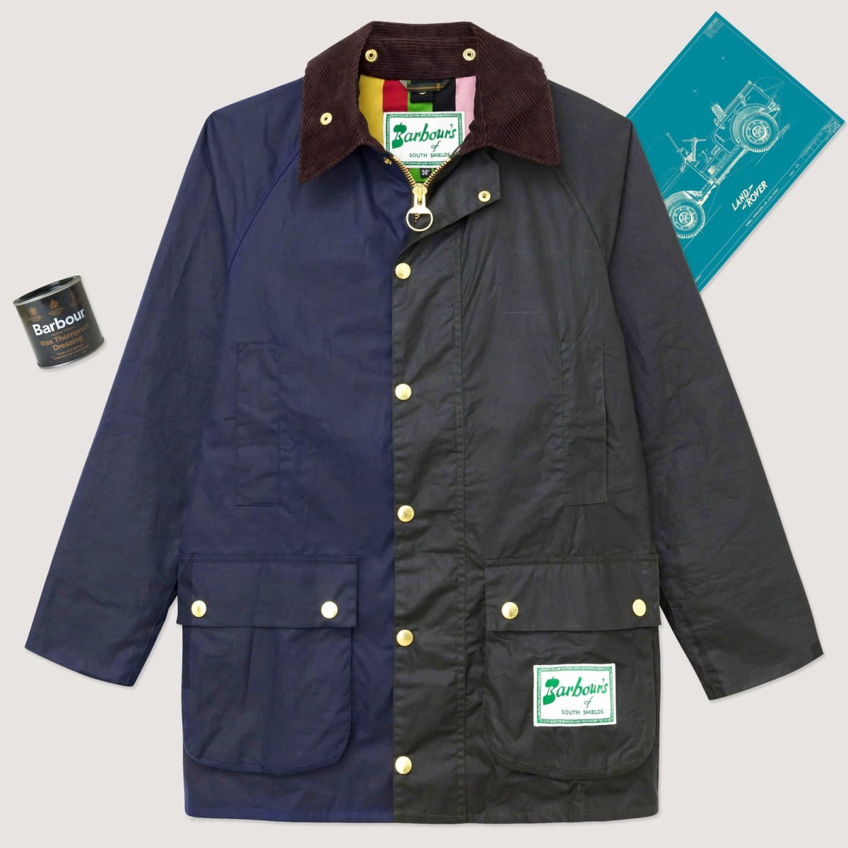 Rowing Blazers and Barbour give the Beaufort jacket a two-tone 